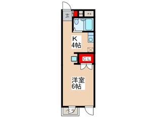 タームスつかさの物件間取画像